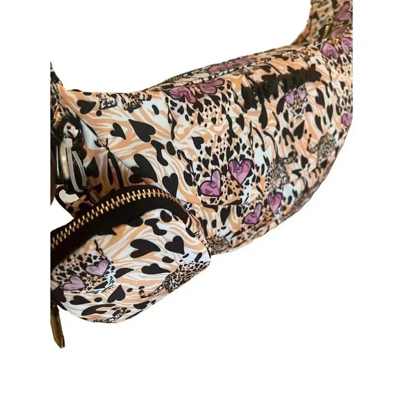 BETSY JOHNSON NWT shoulder bag with attaching coin purse cheetah - Picture 2 of 10
